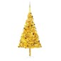 vidaXL Árbol de Navidad preiluminado con luces y bolas dorado 240 cm vidaXL Árbol de Navidad preiluminado con luces y bolas dorado 240 cm