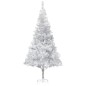 vidaXL Árbol de Navidad preiluminado con luces y bolas plateado 240 cm vidaXL Árbol de Navidad preiluminado con luces y bolas plateado 240 cm