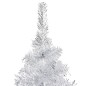 vidaXL Árbol de Navidad preiluminado con luces y bolas plateado 240 cm vidaXL Árbol de Navidad preiluminado con luces y bolas plateado 240 cm