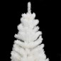 vidaXL Árbol de Navidad preiluminado con luces y bolas blanco 90 cm vidaXL Árbol de Navidad preiluminado con luces y bolas blanco 90 cm