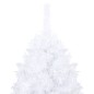 vidaXL Árbol de Navidad preiluminado con luces y bolas blanco 240 cm vidaXL Árbol de Navidad preiluminado con luces y bolas blanco 240 cm