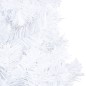 vidaXL Árbol de Navidad preiluminado con luces y bolas blanco 240 cm vidaXL Árbol de Navidad preiluminado con luces y bolas blanco 240 cm