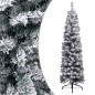 vidaXL Árbol de Navidad delgado con nieve PVC verde 150 cm vidaXL Árbol de Navidad delgado con nieve PVC verde 150 cm