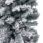 vidaXL Árbol de Navidad delgado con nieve PVC verde 150 cm vidaXL Árbol de Navidad delgado con nieve PVC verde 150 cm