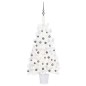 vidaXL Árbol de Navidad preiluminado con luces y bolas blanco 90 cm vidaXL Árbol de Navidad preiluminado con luces y bolas blanco 90 cm