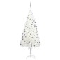 vidaXL Árbol de Navidad preiluminado con luces y bolas blanco 240 cm vidaXL Árbol de Navidad preiluminado con luces y bolas blanco 240 cm
