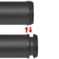 vidaXL Patas de mesa ajustables en 4 alturas negro 870 mm vidaXL Patas de mesa ajustables en 4 alturas negro 870 mm