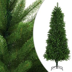 vidaXL Árbol de Navidad artificial con luces y bolas verde 240 cm