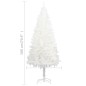 vidaXL Árbol de Navidad preiluminado con luces y bolas blanco 180 cm vidaXL Árbol de Navidad preiluminado con luces y bolas blanco 180 cm