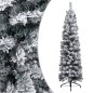 vidaXL Árbol de Navidad delgado con nieve PVC verde 210 cm vidaXL Árbol de Navidad delgado con nieve PVC verde 210 cm