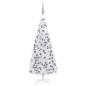 vidaXL Árbol de Navidad preiluminado con luces y bolas blanco 400 cm vidaXL Árbol de Navidad preiluminado con luces y bolas blanco 400 cm