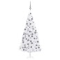vidaXL Árbol de Navidad artificial con luces LED y bolas blanco 300 cm vidaXL Árbol de Navidad artificial con luces LED y bolas blanco 300 cm