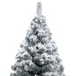 vidaXL Árbol de Navidad delgado con luces y bolas verde 120 cm vidaXL Árbol de Navidad delgado con luces y bolas verde 120 cm