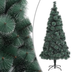 vidaXL Árbol de Navidad artificial LEDs y bolas PVC&PE verde 150 cm