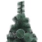 vidaXL Árbol de Navidad artificial LEDs y bolas PVC&PE verde 150 cm vidaXL Árbol de Navidad artificial LEDs y bolas PVC&PE verde 150 cm