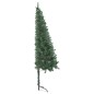 vidaXL Árbol de Navidad artificial de esquina LED y bolas verde 240 cm vidaXL Árbol de Navidad artificial de esquina LED y bolas verde 240 cm