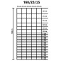 vidaXL Valla de jardín de acero galvanizado plateado 50x1,6 m