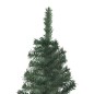 vidaXL Árbol de Navidad artificial de esquina LED y bolas verde 180 cm vidaXL Árbol de Navidad artificial de esquina LED y bolas verde 180 cm