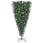 vidaXL Árbol de Navidad artificial invertido con luces y bolas 240 cm vidaXL Árbol de Navidad artificial invertido con luces y bolas 240 cm