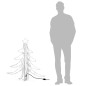 vidaXL Figura árbol Navidad plegable 2 pzas blanco cálido 87x87x93 cm vidaXL Figura árbol Navidad plegable 2 pzas blanco cálido 87x87x93 cm