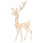 vidaXL Adorno de renos de Navidad acrílico multicolor 3 uds 120 cm vidaXL Adorno de renos de Navidad acrílico multicolor 3 uds 120 cm