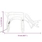 vidaXL Figura de reno Navidad 2 unidades blanco cálido 73x31x45 cm vidaXL Figura de reno Navidad 2 unidades blanco cálido 73x31x45 cm