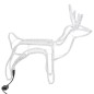 vidaXL Figura de reno Navidad 3 unidades blanco cálido 60x30x60 cm vidaXL Figura de reno Navidad 3 unidades blanco cálido 60x30x60 cm