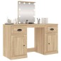 vidaXL Tocador con LED color roble Sonoma 130x50x132,5 cm vidaXL Tocador con LED color roble Sonoma 130x50x132,5 cm