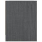 vidaXL Mesita de noche madera maciza de mango gris 40x30,5x40 cm