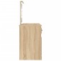vidaXL Tocador con LED color roble Sonoma 130x50x132,5 cm vidaXL Tocador con LED color roble Sonoma 130x50x132,5 cm