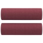 vidaXL Cojines decorativos 2 uds tela rojo tinto 15x50 cm vidaXL Cojines decorativos 2 uds tela rojo tinto 15x50 cm
