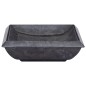 vidaXL Lavabo mármol negro 50x35x10 cm vidaXL Lavabo mármol negro 50x35x10 cm