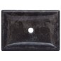 vidaXL Lavabo mármol negro 50x35x10 cm vidaXL Lavabo mármol negro 50x35x10 cm