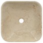 vidaXL Lavabo crema mármol 40x40x10 cm vidaXL Lavabo crema mármol 40x40x10 cm