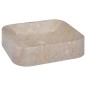 vidaXL Lavabo gris mármol 40x40x10 cm vidaXL Lavabo gris mármol 40x40x10 cm