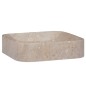 vidaXL Lavabo gris mármol 40x40x10 cm vidaXL Lavabo gris mármol 40x40x10 cm