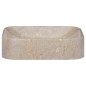 vidaXL Lavabo gris mármol 40x40x10 cm vidaXL Lavabo gris mármol 40x40x10 cm