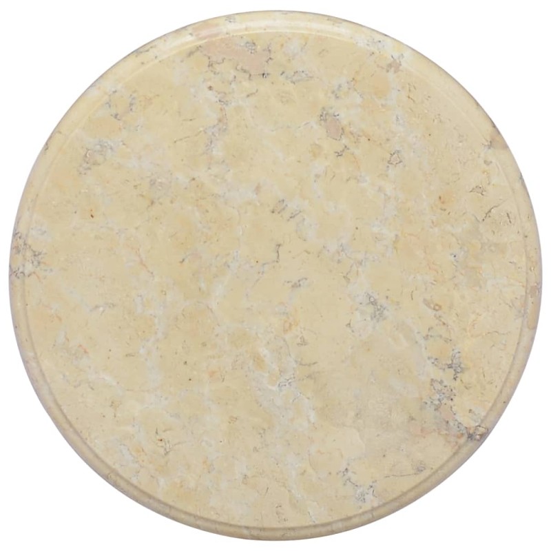 vidaXL Tablero para mesa mármol color crema Ø40x2,5 cm vidaXL Tablero para mesa mármol color crema Ø40x2,5 cm