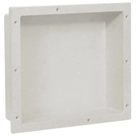 vidaXL Hornacina de ducha blanco 41x36x10 cm