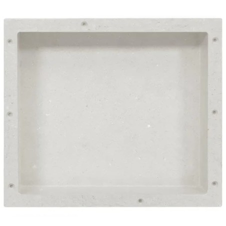 vidaXL Hornacina de ducha blanco 41x36x10 cm