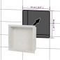 vidaXL Hornacina de ducha blanco 41x36x10 cm vidaXL Hornacina de ducha blanco 41x36x10 cm