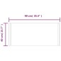 vidaXL Espejo de baño con LED 90x40 cm vidaXL Espejo de baño con LED 90x40 cm