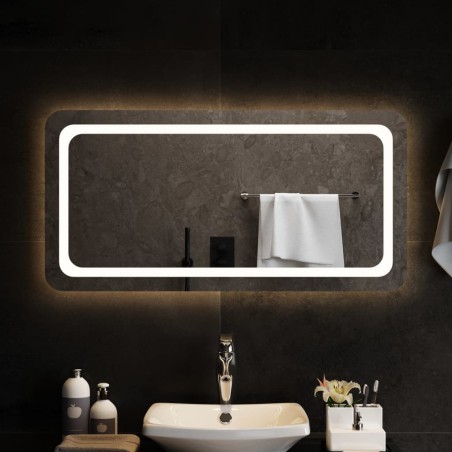 vidaXL Espejo de baño con LED 100x50 cm