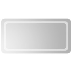 vidaXL Espejo de baño con LED 100x50 cm