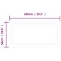 vidaXL Espejo de baño con LED 100x50 cm vidaXL Espejo de baño con LED 100x50 cm