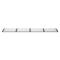 vidaXL Marquesina de puerta policarbonato negro 350x100 cm vidaXL Marquesina de puerta policarbonato negro 350x100 cm