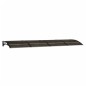 vidaXL Marquesina de puerta policarbonato negro 350x100 cm
