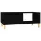 vidaXL Mesa de centro madera contrachapada negro 90x50x36,5 cm vidaXL Mesa de centro madera contrachapada negro 90x50x36,5 cm