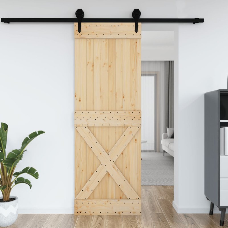 vidaXL Puerta NARVIK madera maciza pino 80x210 cm vidaXL Puerta NARVIK madera maciza pino 80x210 cm