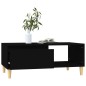 vidaXL Mesa de centro madera contrachapada negro 90x50x36,5 cm vidaXL Mesa de centro madera contrachapada negro 90x50x36,5 cm